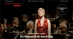 Desktop Screenshot of neue-stimmen.de
