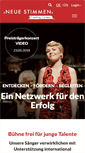 Mobile Screenshot of neue-stimmen.de