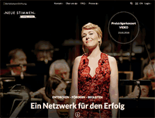 Tablet Screenshot of neue-stimmen.de